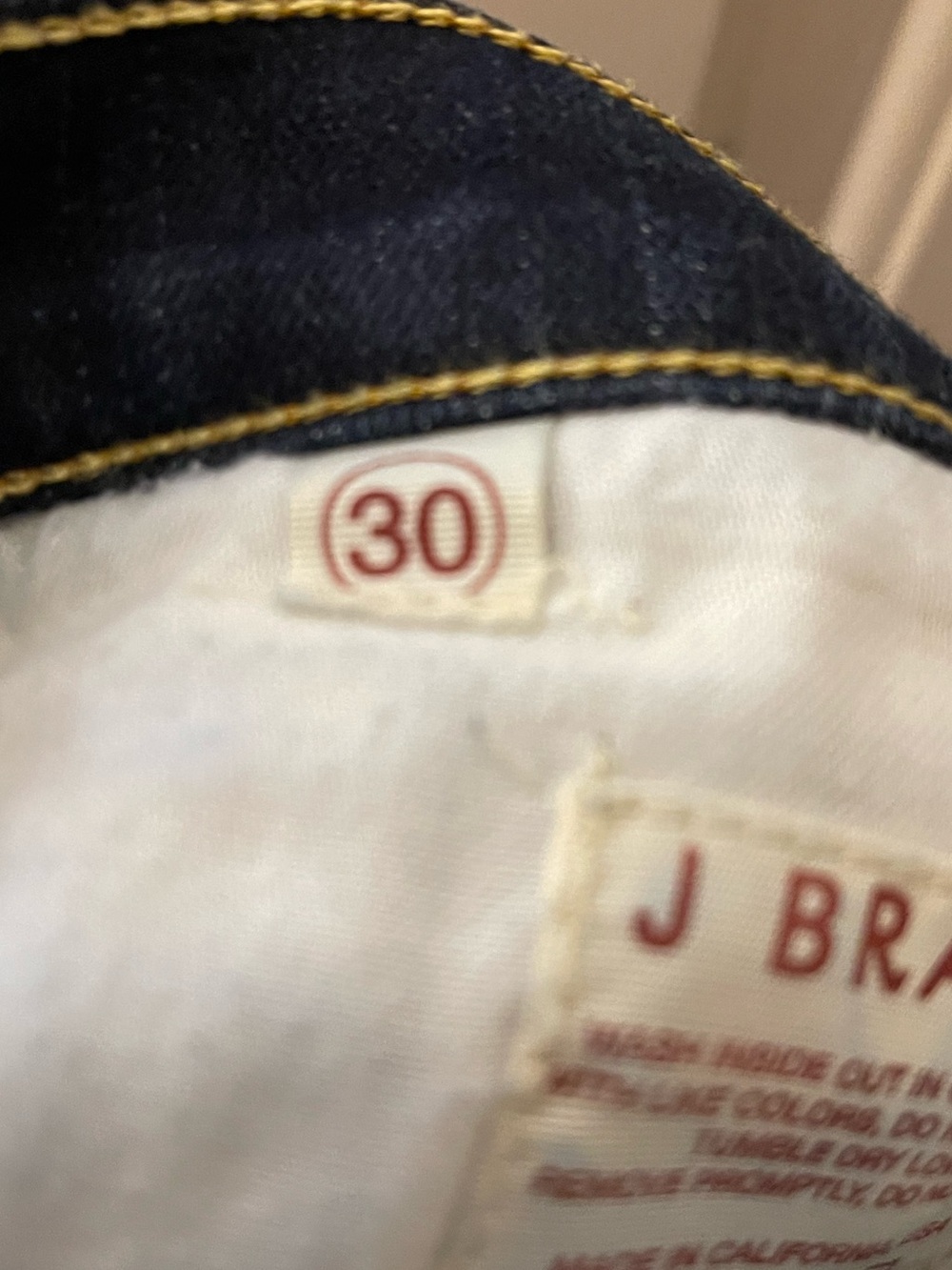 J Brand Women's Dark Blue Bootcut Jeans Sz 30 - Picture 7 of 7